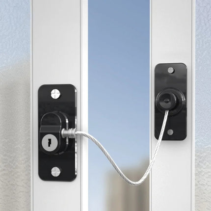 Multifunctional Children Window Safety Lock With Key Refrigerator Cabinet Lock Dual Purpose Limator