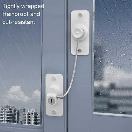 Multifunctional Children Window Safety Lock With Key Refrigerator Cabinet Lock Dual Purpose Limator, FQ8 - DealBuddy