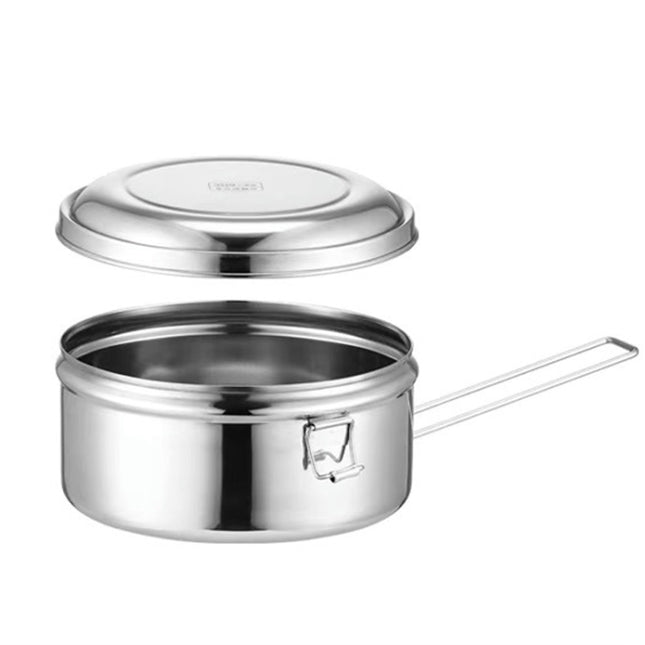 304 Stainless Steel Round Lunch Box, 14cm Single Layer, 16cm Single Layer, 14cm Double Layer, 16cm Double Layer - DealBuddy
