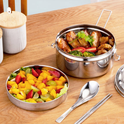 304 Stainless Steel Round Lunch Box