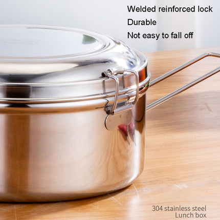 304 Stainless Steel Round Lunch Box, 14cm Single Layer, 16cm Single Layer, 14cm Double Layer, 16cm Double Layer - DealBuddy