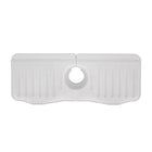 Bathroom Kitchen Silicone Faucet Anti-Splash Drain Mat, White, Grey, Black, White+Waterproof Edge, Gray+Waterproof Edge, Black+Waterproof Edge - DealBuddy