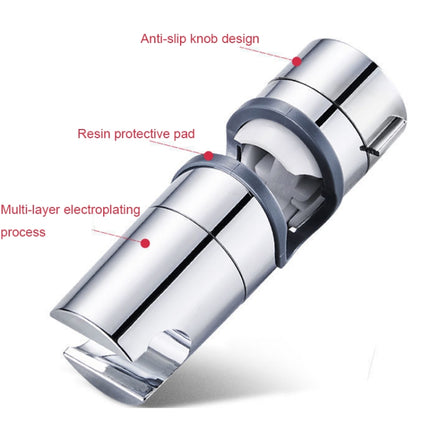 Straight-buckle Adjustable Shower Bracket Shower Rod Lift Base Shower Head Rack