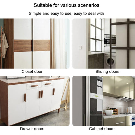 90 Degree No-Punch Invisible Door Suction Thin Section Wardrobe Sliding Door Magnetic Suction