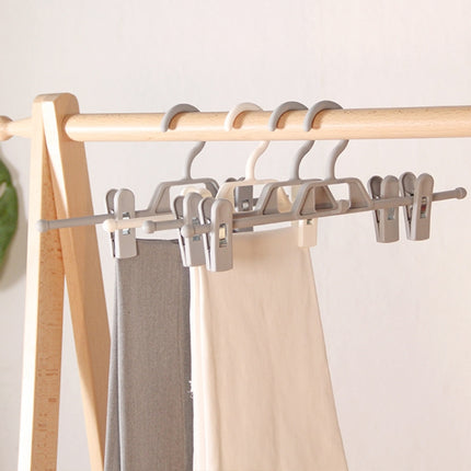 360 Degree Rotatable Non-Slip Multifunctional Clothes Hanger Home Wardrobe Traceless Pants Hanging Clip