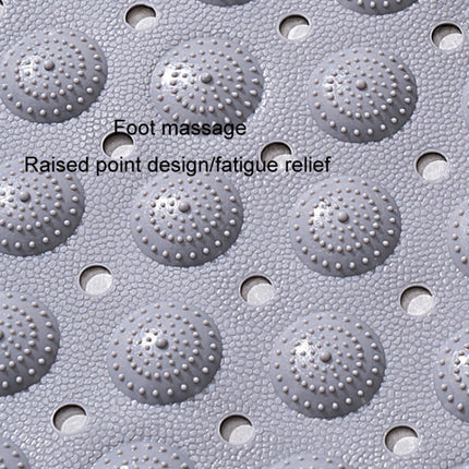 PVC Bathroom Non-slip Mat Thickened Massage Water-proof Foot Mat - DealBuddy