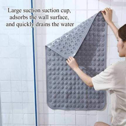 PVC Bathroom Non-slip Mat Thickened Massage Water-proof Foot Mat