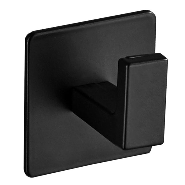 Thickened Solid Hooks Toilet Clothes Hooks Aluminum Free Perforation Wall Clothes Hat Hanger