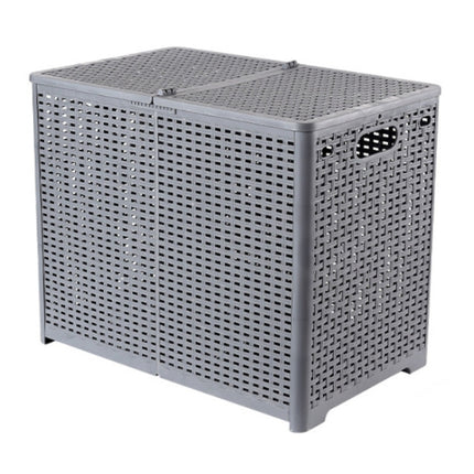 Foldable Dirty Clothes Basket Wall Mounted Bathroom Dirty Clothes Storage Frame Plastic Laundry Basket, Plus Large Gray, Plus Large Black, Extra Large Black, Extra Large White, Extra Large Gray
