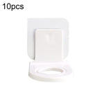 10pcs Toilet Shampoo Shower Gel Hanging Shelf No-Punch Bathroom Shelves, Transparent Patch Model, Silver Drawing Patch Model - DealBuddy