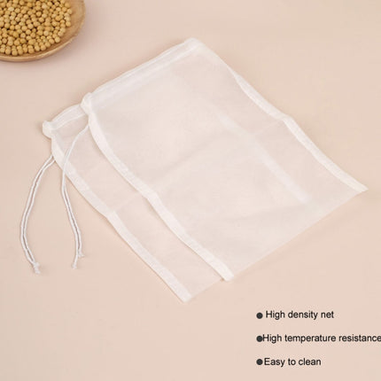 2pcs /Pack Household Soymilk Dregs Filter Bag Juice Filter Mesh Pouch, 80 Mesh, 100 Mesh