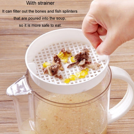 Kitchen Grease Trap Soup Kettle With Strainer Grease Separator Kettle Filter Cup