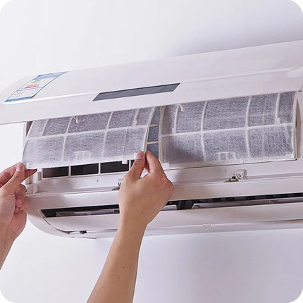 2pcs /Pack Cuttable Air Conditioner Filter Papers Anti-Dust Wind Outlet Filter Net
