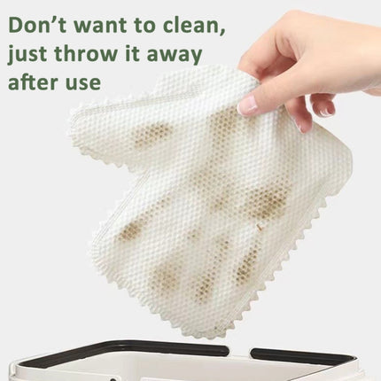 10pcs /Pack Fish Scale Washable Non Woven Mittens Reusable Dust Removal Gloves