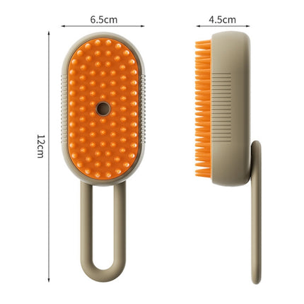 Pet Electric Spray Comb Rechargeable Cat Steamy Grooming Brush Cleaning Tool, Handle White, Handle Coffee - DealBuddy