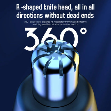 Electric Digital Display Nose Hair Trimmer Rechargeable 3 Gear Adjustable Portable Shaver