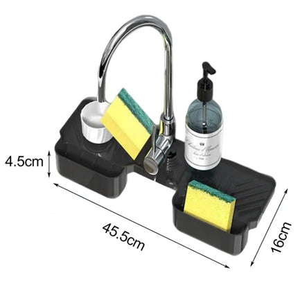 Silicone Drainage Mat Splash-Proof Silicone Pad Kitchen Bath Faucet Drainage Basket