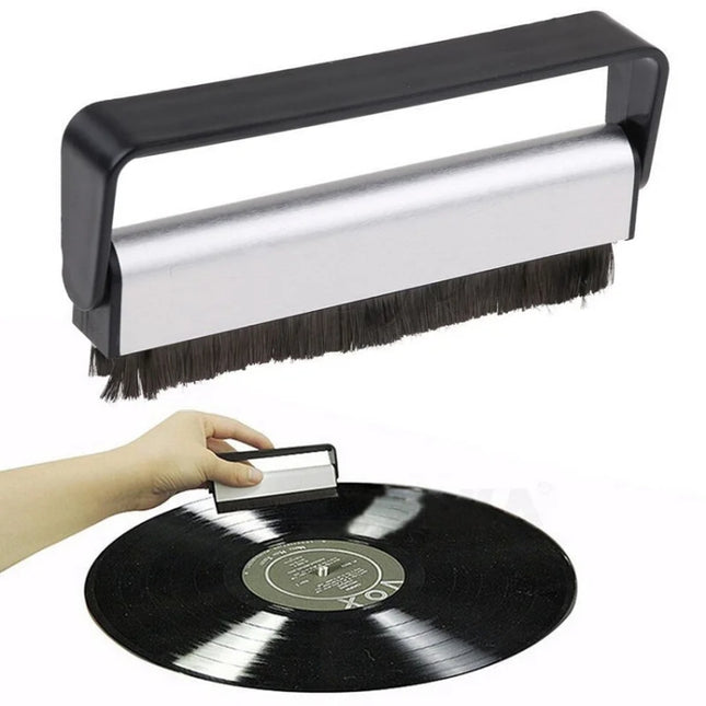 Vinyl Record Cleaning Brush Carbon Fiber Anti-Static Hanging Type Cleaning Tool