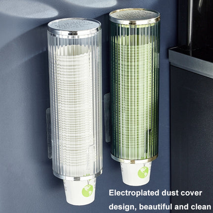 Punch-free Disposable Cup Dispenser Paper Cup Storage Rack without Cup