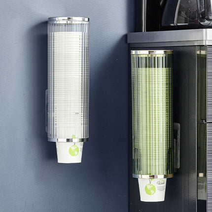 Punch-free Disposable Cup Dispenser Paper Cup Storage Rack without Cup