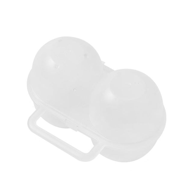 Outdoor Portable 2 Compartments Egg Tray Small Egg Storage And Protective Case