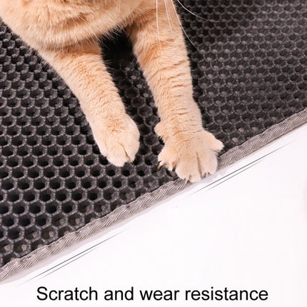 Filtering And Splash-Proof Litter Mat Pet Double Layer EVA Bedding Pads, 45 x 30cm - DealBuddy