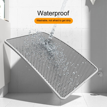 Filtering And Splash-Proof Litter Mat Pet Double Layer EVA Bedding Pads, 45 x 30cm - DealBuddy