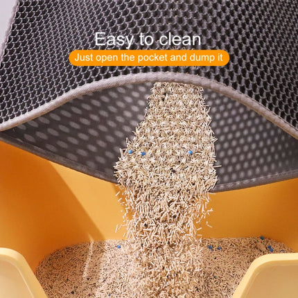 Filtering And Splash-Proof Litter Mat Pet Double Layer EVA Bedding Pads, 45 x 30cm - DealBuddy