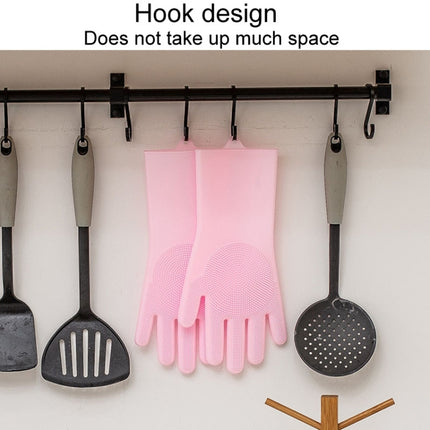 Kitchen Silicone Dishwash Gloves Male And Female Household Chores Cleaning Mitts, 160g - DealBuddy