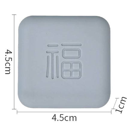 5pcs Doorknob Silent Anti-Collision Pad Living Room Bedroom Door Closing Cushion Silicone Protective Pad