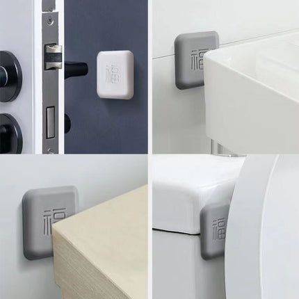 5pcs Doorknob Silent Anti-Collision Pad Living Room Bedroom Door Closing Cushion Silicone Protective Pad