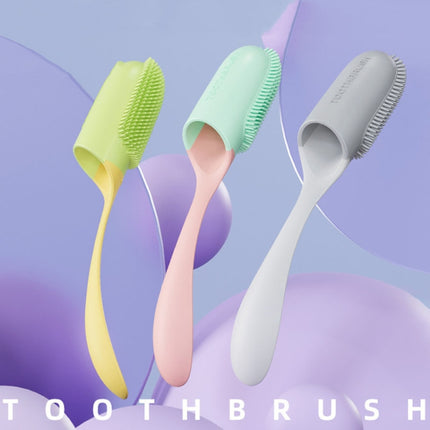 Pets Finger Toothbrush With Handle Dogs And Cats Oral Cleaning Tools - DealBuddy