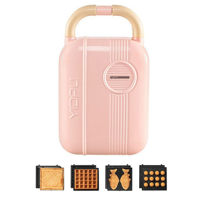 YIDPU Multifunctional Family Breakfast Maker Light Diet Sandwich Waffle Baker, CN Plug