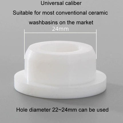 20pcs Universal Wash Basin Overflow Hole Push-type Plug Cap