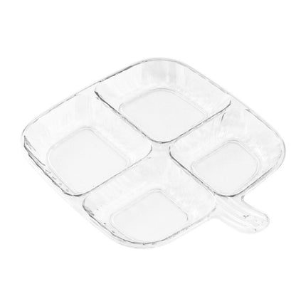 Multipurpose Quad Compartment Side Dish Kitchen Storage Spice Tray - DealBuddy