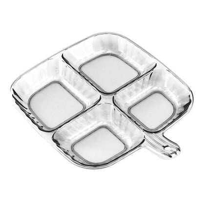 Multipurpose Quad Compartment Side Dish Kitchen Storage Spice Tray - DealBuddy