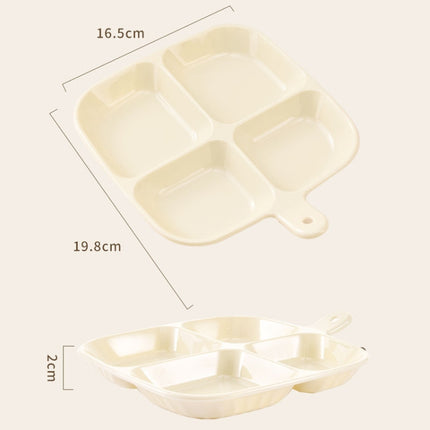 Multipurpose Quad Compartment Side Dish Kitchen Storage Spice Tray - DealBuddy