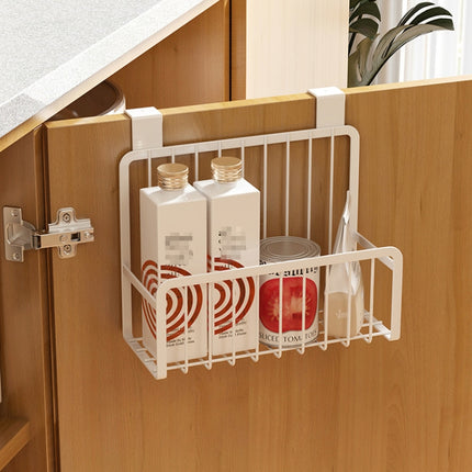 Behind-the-door Hanging Basket Kitchen Condiment Storage Rack Hanging Storage Rack