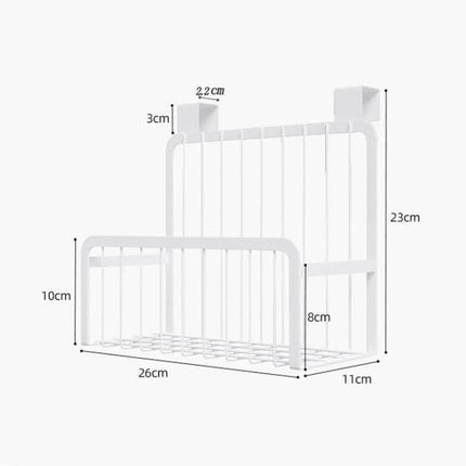 Behind-the-door Hanging Basket Kitchen Condiment Storage Rack Hanging Storage Rack