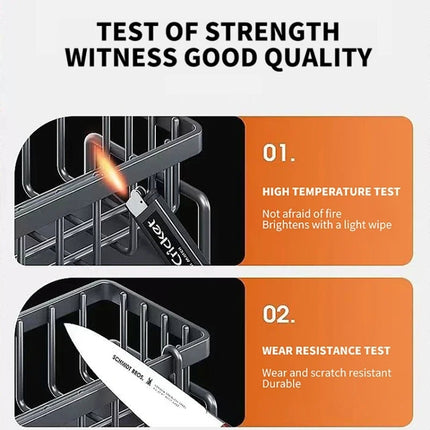 Kitchen Sink Multifunctional Drain Rack Sponge Rag Storage Shelf - DealBuddy