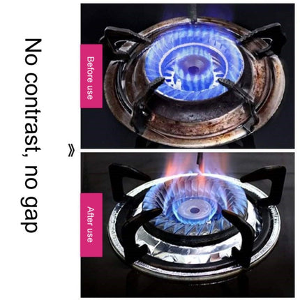 10pcs /Pack Gas Stove Oil-Proof Pad Cooktop Tinfoil Circle Kitchen Aluminum Foil Cleaning Mat - DealBuddy