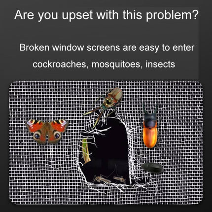 5cm x 5m Door Curtain Mosquito Net Screen Window Anti-Mosquito Repair Subsidy, 5cm x 5m