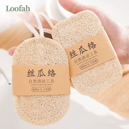 Natural Loofah Dishwashing Brush Dishwashing Tool Loofah Rag Brush - DealBuddy