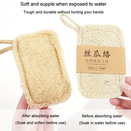Natural Loofah Dishwashing Brush Dishwashing Tool Loofah Rag Brush - DealBuddy