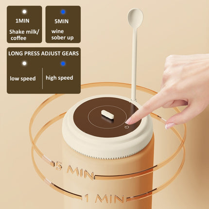 10000rpm/Min Magnetic Levitation Electric Coffee Stirrer Milk Shaker With Cup Gift Box, Gift Box - DealBuddy