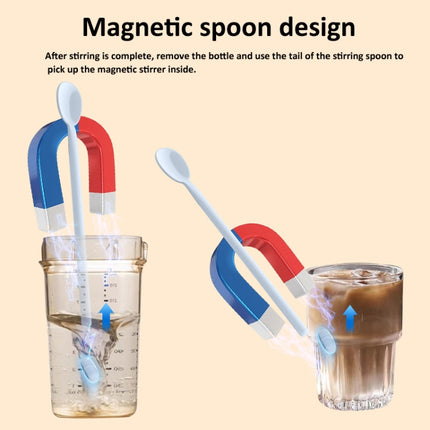 10000rpm/Min Magnetic Levitation Electric Coffee Stirrer Milk Shaker With Cup Gift Box, Gift Box - DealBuddy