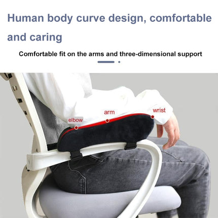 Curve Three-dimensional Support Memory Foam Office Chair Armrest Pad