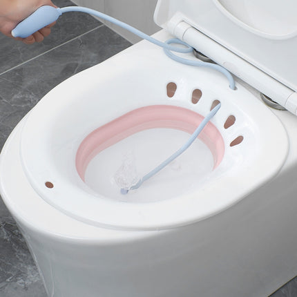 Foldable Bidet Squat-free Maternity Bathtub After Anal Surgery Care Basin With Flusher
