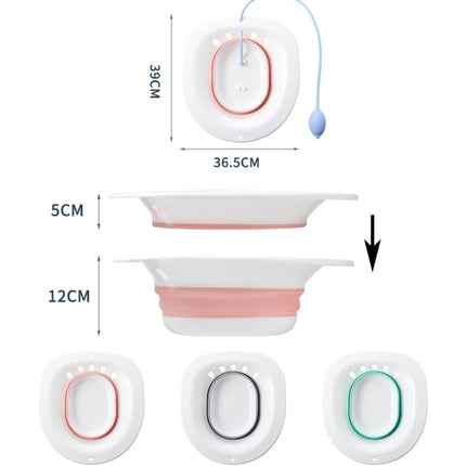 Foldable Bidet Squat-free Maternity Bathtub After Anal Surgery Care Basin With Flusher