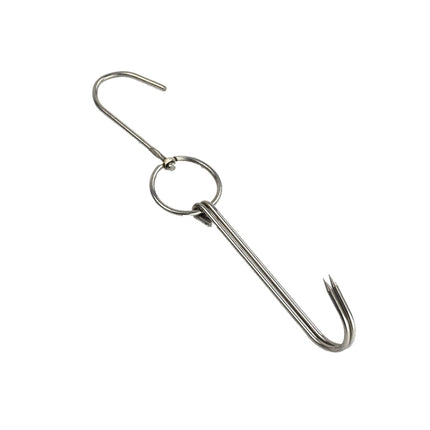 Stainless Steel Double Ring Duck Cooker Hanger Outdoor Barbecue Hanging Hook Stand, 3 Centi Small Ring 23cm, 3 Centi Small Wax Ring 24.5cm, 3 Centi Large Wax Ring 33cm, 3 Centi Medium Wax Ring 29cm, 4 Centi  Steel Thick Short 24cm                      ... - DealBuddy
